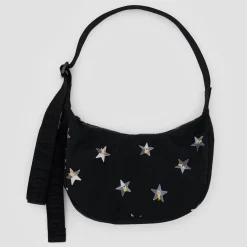 Small Nylon Crescent Bag in Stars by Baggu