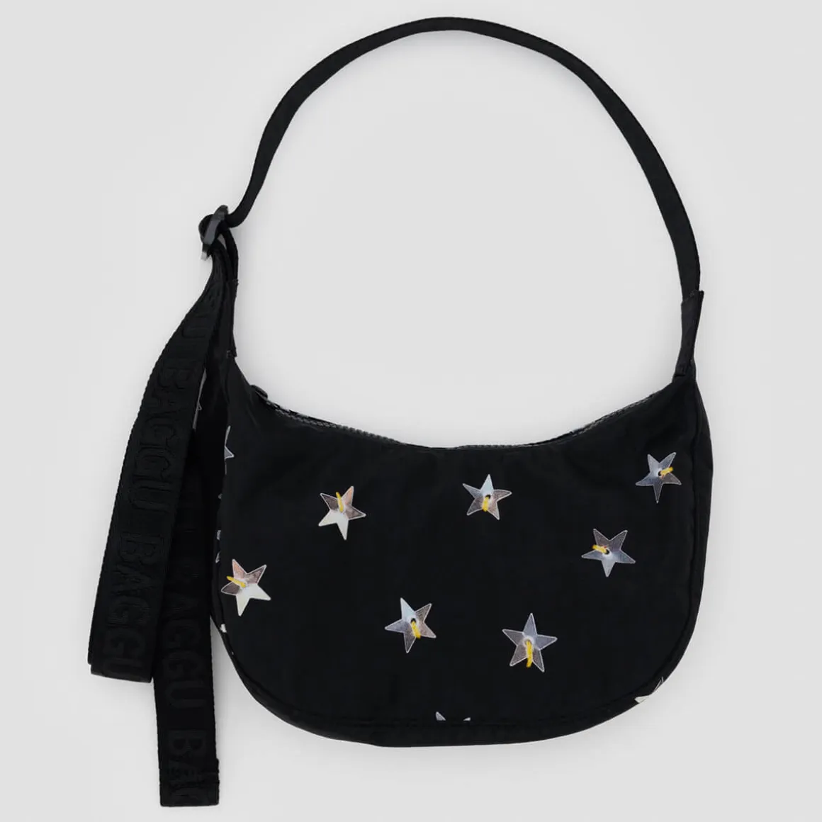 Small Nylon Crescent Bag in Stars by Baggu