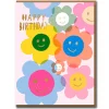 Smiling At You Greetings Card by Carolyn Suzuki for 1973