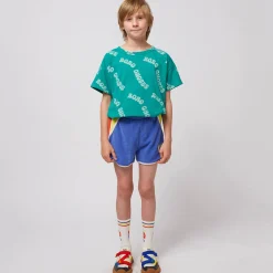 Smiling Colour Block Terry Shorts by Bobo Choses