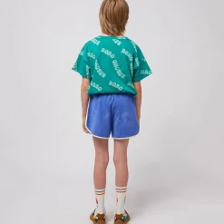 Smiling Colour Block Terry Shorts by Bobo Choses
