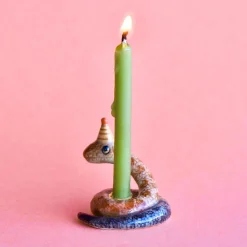 Snake Ceramic Cake Topper by Camp Hollow