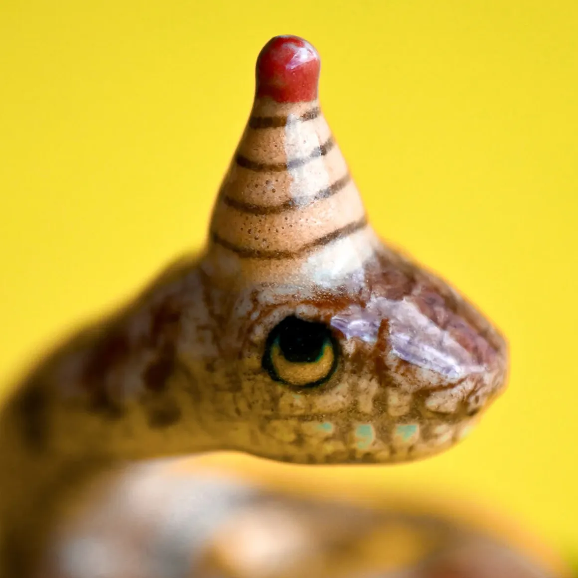 Snake Ceramic Cake Topper by Camp Hollow