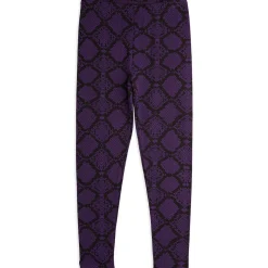 Snakeskin Baby Leggings in Purple by Mini Rodini - Last Ones In Stock - 3-12 Months