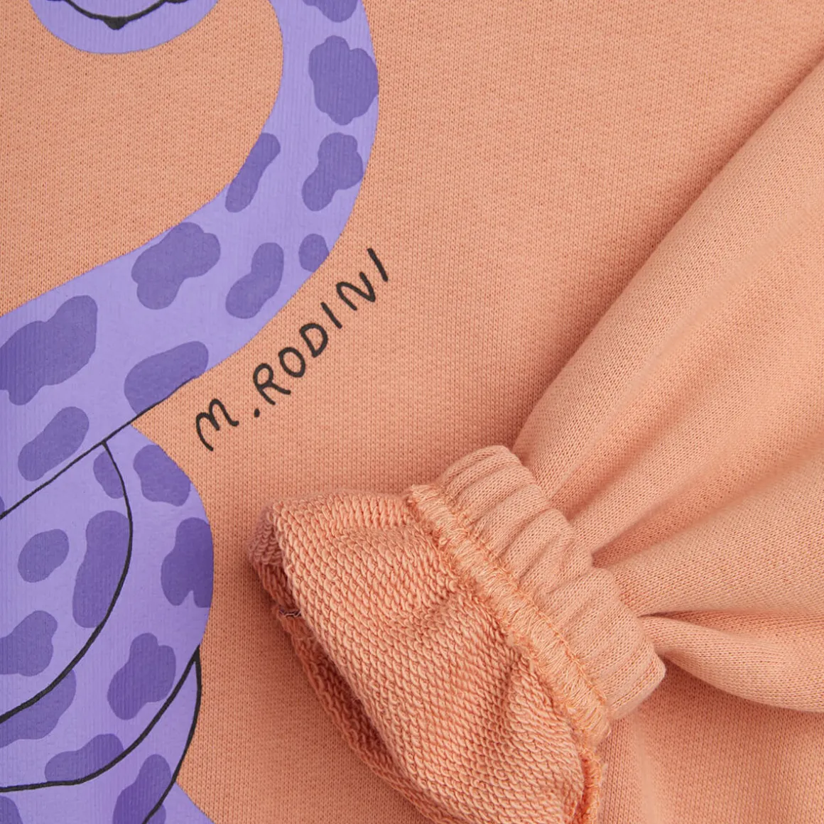 Snake Sweatshirt in Pink by Mini Rodini