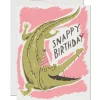 Snappy Birthday Greetings Card by Red Cap Cards