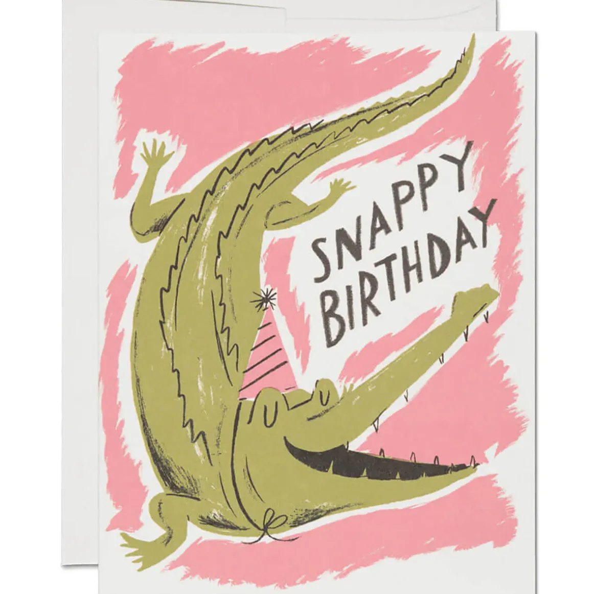 Snappy Birthday Greetings Card by Red Cap Cards