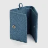 Snap Wallet in Digital Denim by Baggu