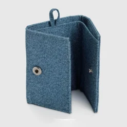 Snap Wallet in Digital Denim by Baggu