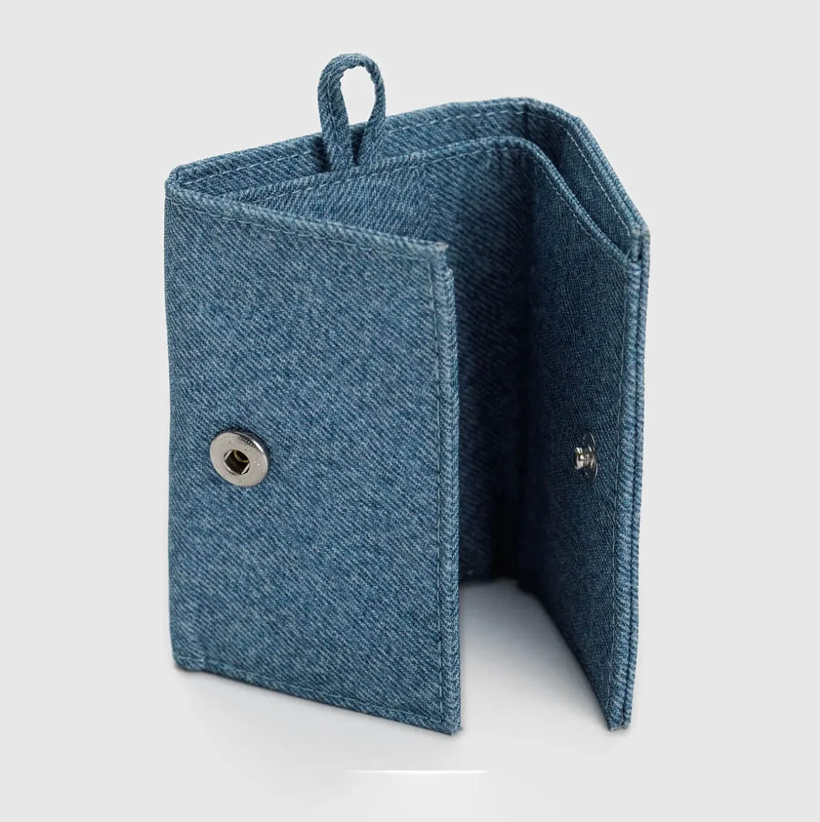 Snap Wallet in Digital Denim by Baggu