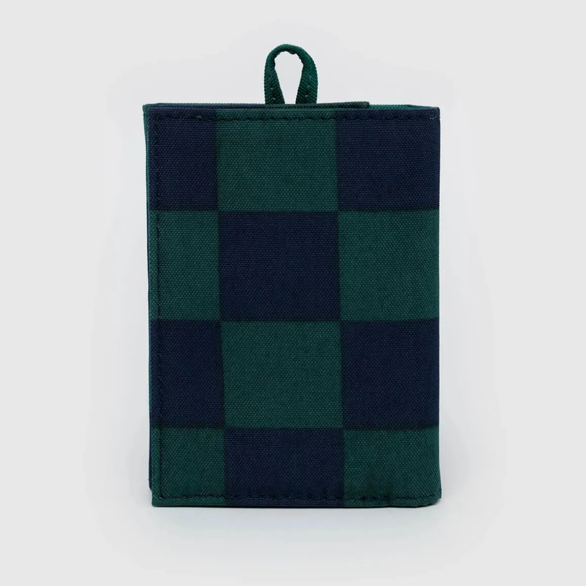Snap Wallet in Navy Green Check by Baggu