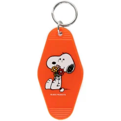 Snoopy Flower Bouquet Motel Key Tag by Three Potato Four X Peanuts