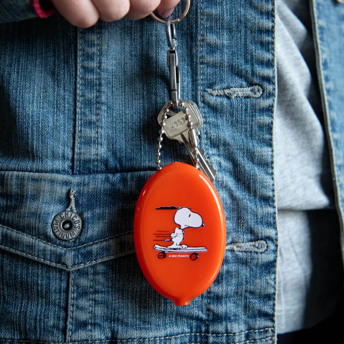 Snoopy Skateboard Coin Pouch by Three Potato Four X Peanuts