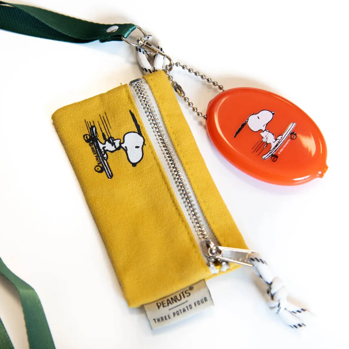 Snoopy Skateboard Coin Pouch by Three Potato Four X Peanuts