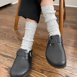 Snow Adult Socks in Cookies And Cream by Le Bon Shoppe