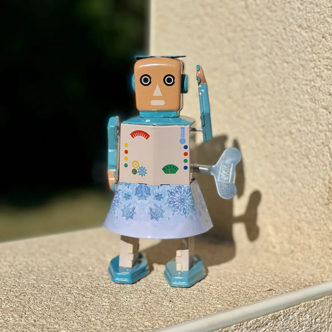 Snow Bot Wind Up Tin Robot (Limited Edition) by Mr & Mrs Tin