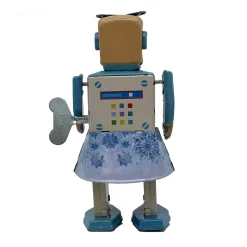 Snow Bot Wind Up Tin Robot (Limited Edition) by Mr & Mrs Tin