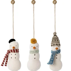 Snowman Ornament in 3 Colours (2023) by Maileg