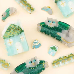 Snowy House Hair Claw by Coucou Suzette