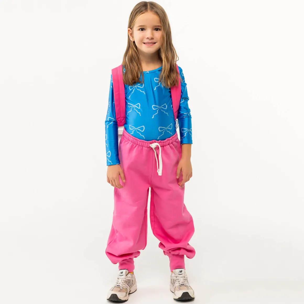 Solid Sweatpant in Cool Pink by Tinycottons