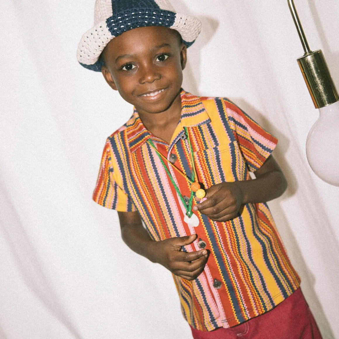 Sonny Top in Cedar Zigzag by Misha & Puff - Last Ones In Stock - 3-6 Years
