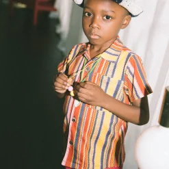 Sonny Top in Cedar Zigzag by Misha & Puff - Last Ones In Stock - 3-6 Years