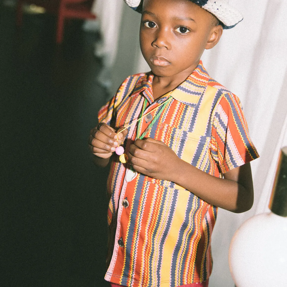Sonny Top in Cedar Zigzag by Misha & Puff - Last Ones In Stock - 3-6 Years