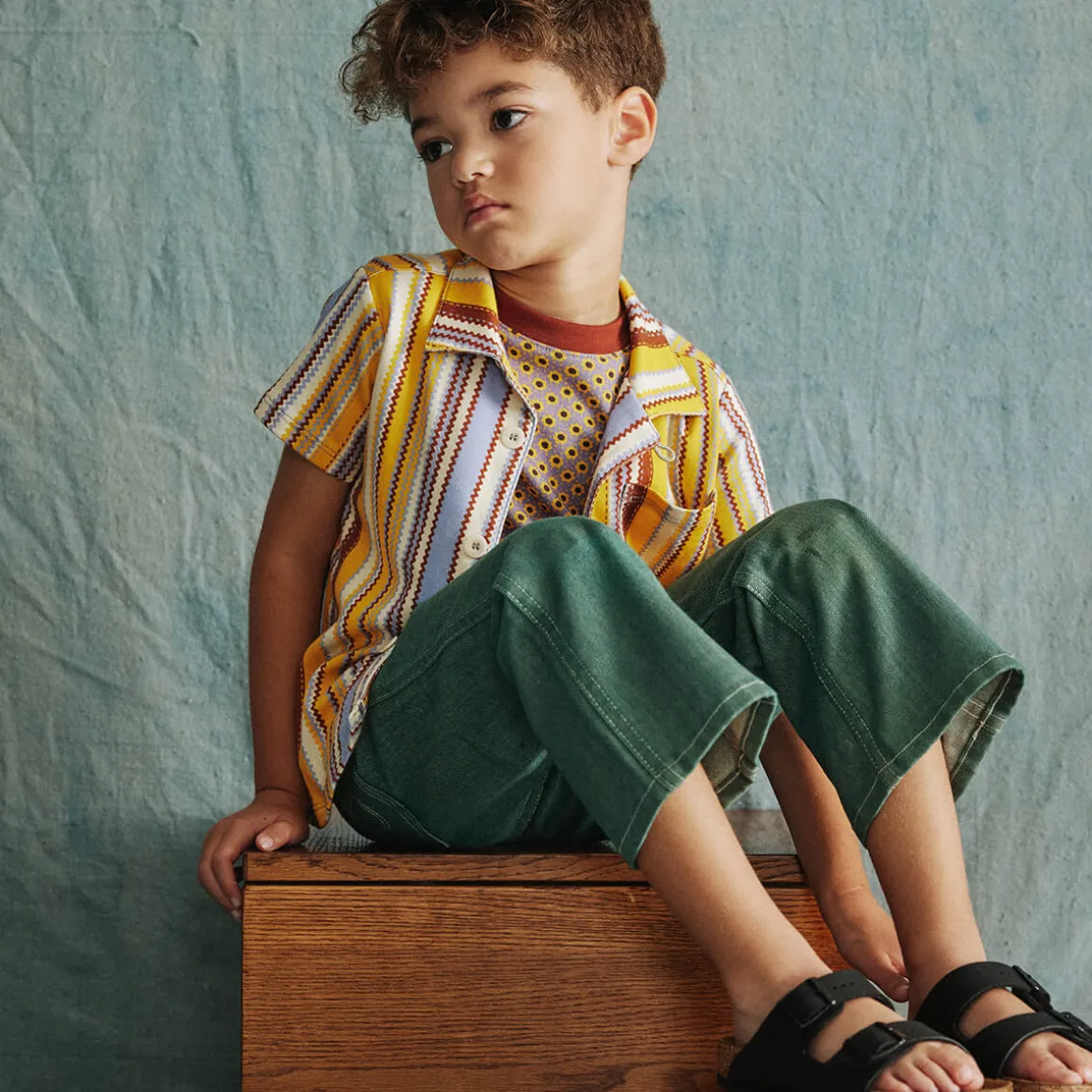 Sonny Top in Zest Zigzag by Misha & Puff