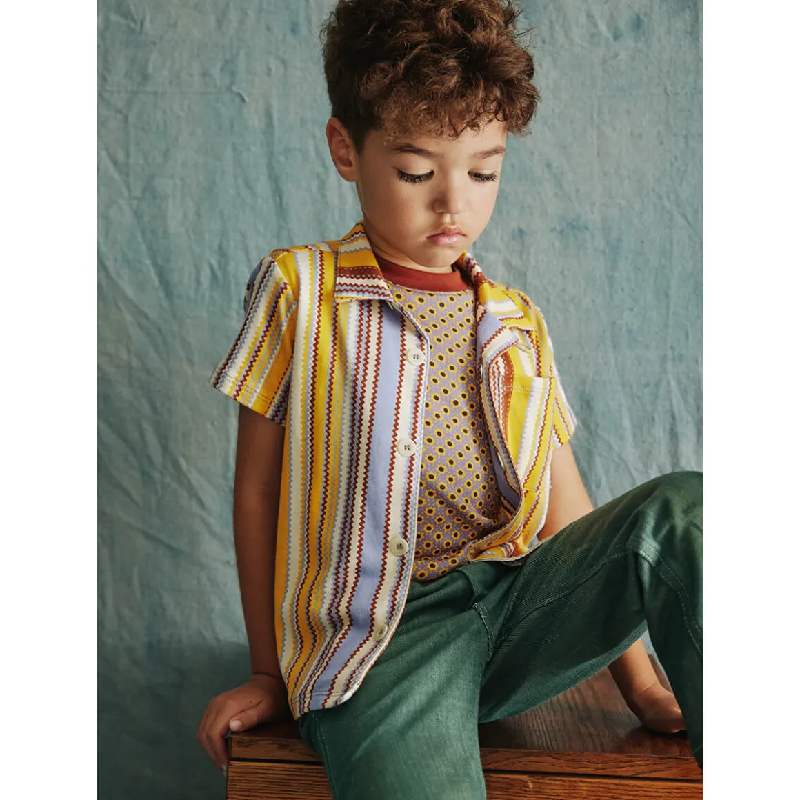 Sonny Top in Zest Zigzag by Misha & Puff