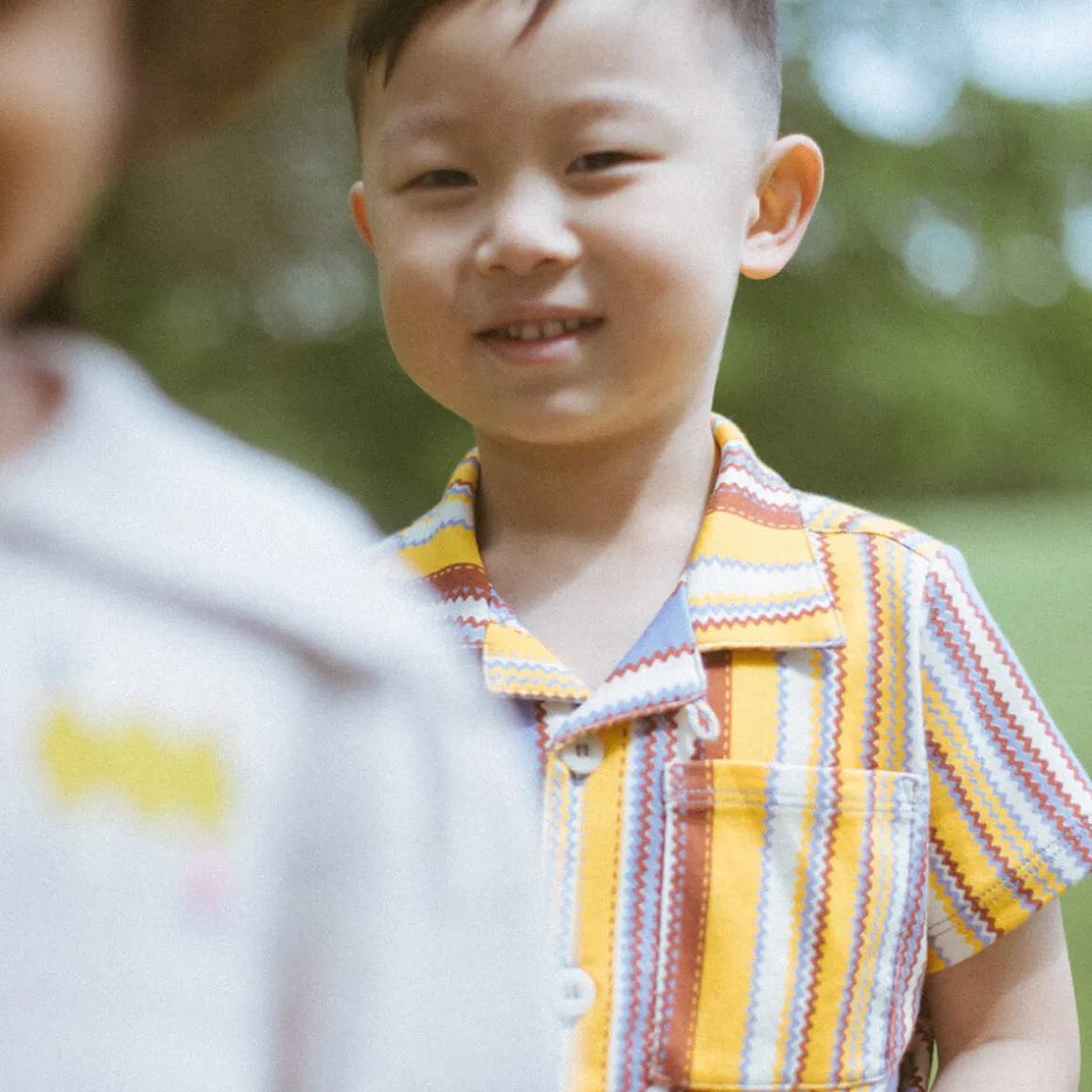 Sonny Top in Zest Zigzag by Misha & Puff