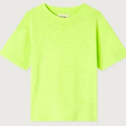 Sonoma Kid's T Shirt in Neon Yellow by American Vintage