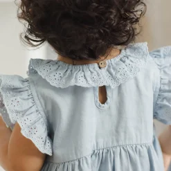 Sophie Dress in Chambray by Quincy Mae
