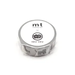 Sou.Sou Neko 15mm Artist Series Washi Tape by MT Japan