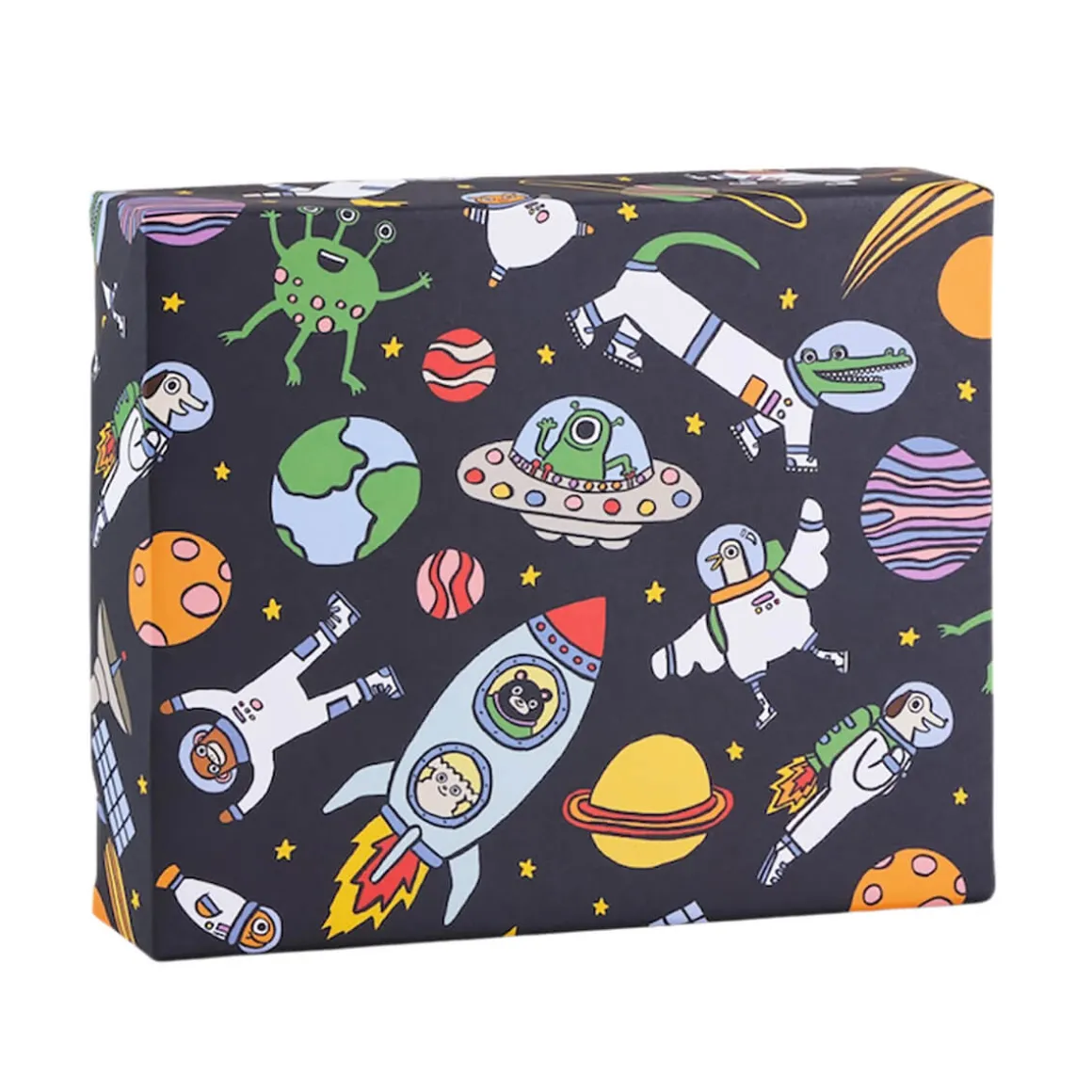 Space Gift Wrap by Alice Bowsher for Wrap