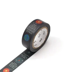 Space Infographic 15mm Ex Collection Washi Tape by MT Japan