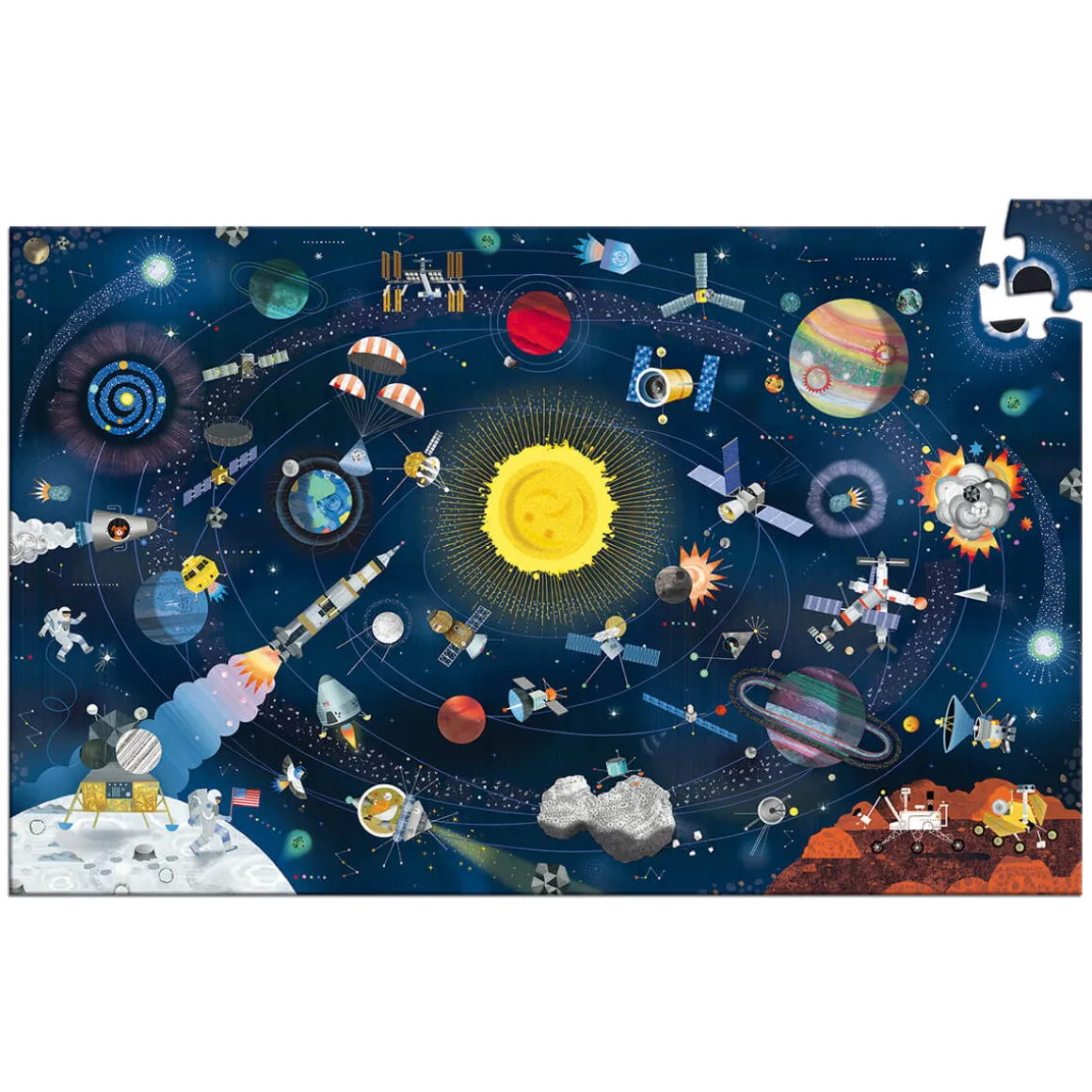 Space 200 Piece Observation Jigsaw Puzzle by Djeco