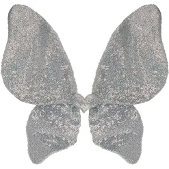 Sparkle Sequin Wings in Silver by Mimi & Lula