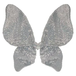Sparkle Sequin Wings in Silver by Mimi & Lula