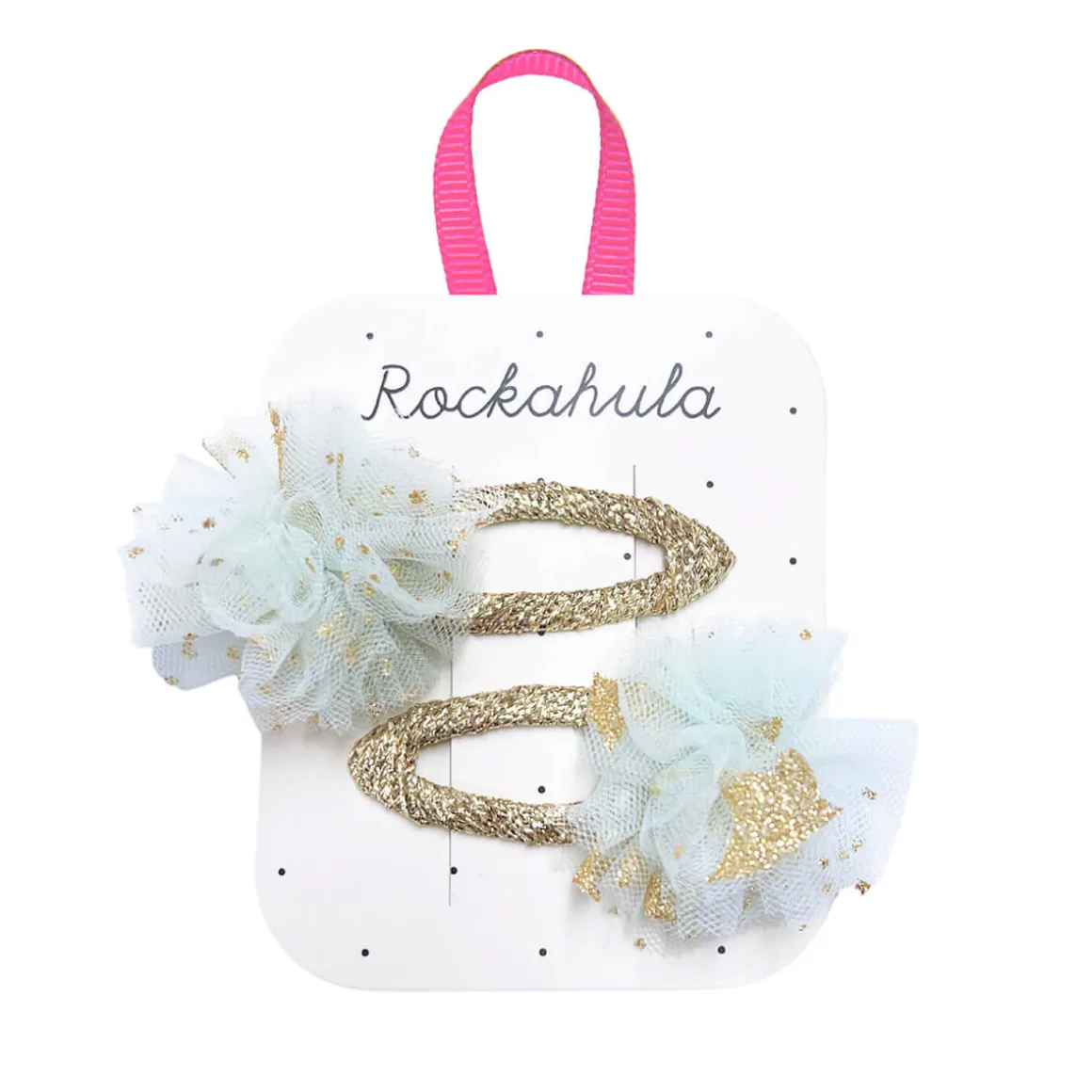 Sparkle Star Tulle Ruffle Hair Clips by Rockahula