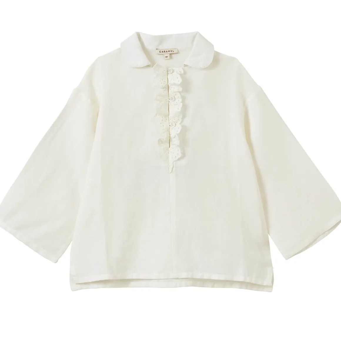 Spearmint Shirt in White by Caramel