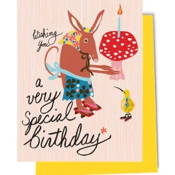 Special Friends Birthday Greetings Card by Elizabeth Grubaugh