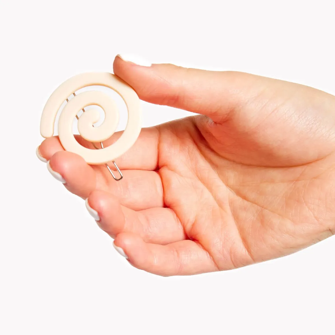 Spiral Clip in Cream by Chunks
