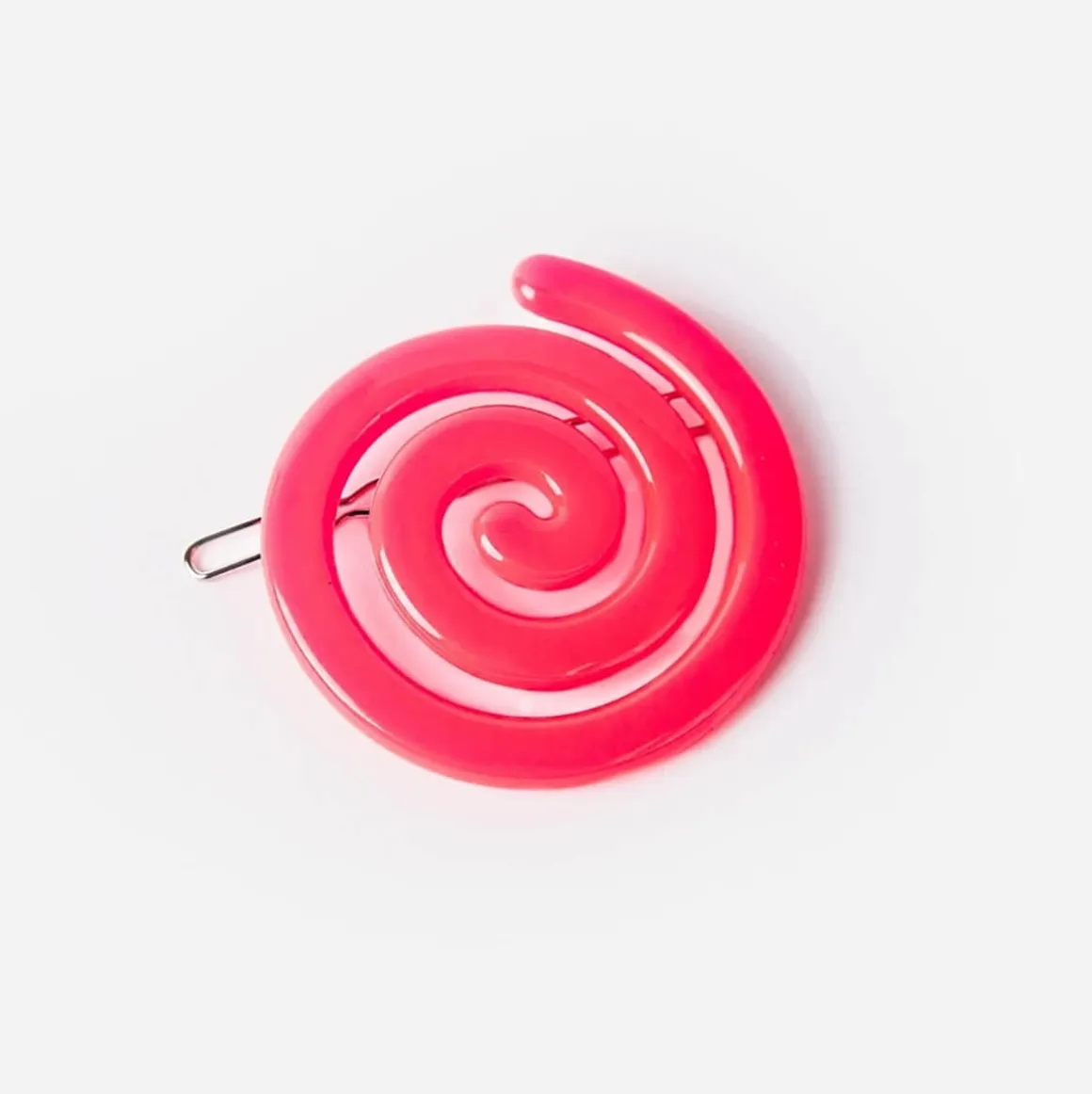 Spiral Clip in Pink by Chunks