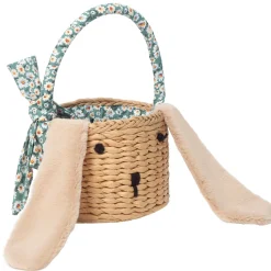 Spring Easter Basket in Green Daisy by Mimi & Lula