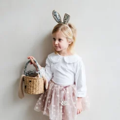 Spring Easter Basket in Green Daisy by Mimi & Lula