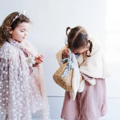 Spring Easter Basket in Green Daisy by Mimi & Lula