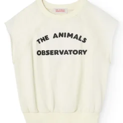 Squab Kids Top in White by The Animals Observatory
