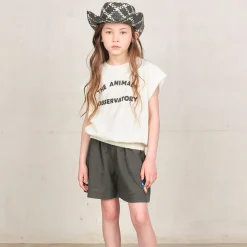Squab Kids Top in White by The Animals Observatory