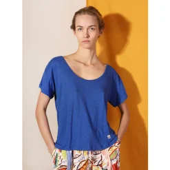 Square Cut Tee in Cobalt by L.F.Markey - Last Ones In Stock - UK 6-8