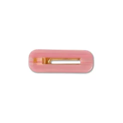 Squared Hair Clip in Soft Pink by Repose AMS